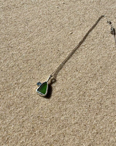 Sea Glass Necklace Elevated