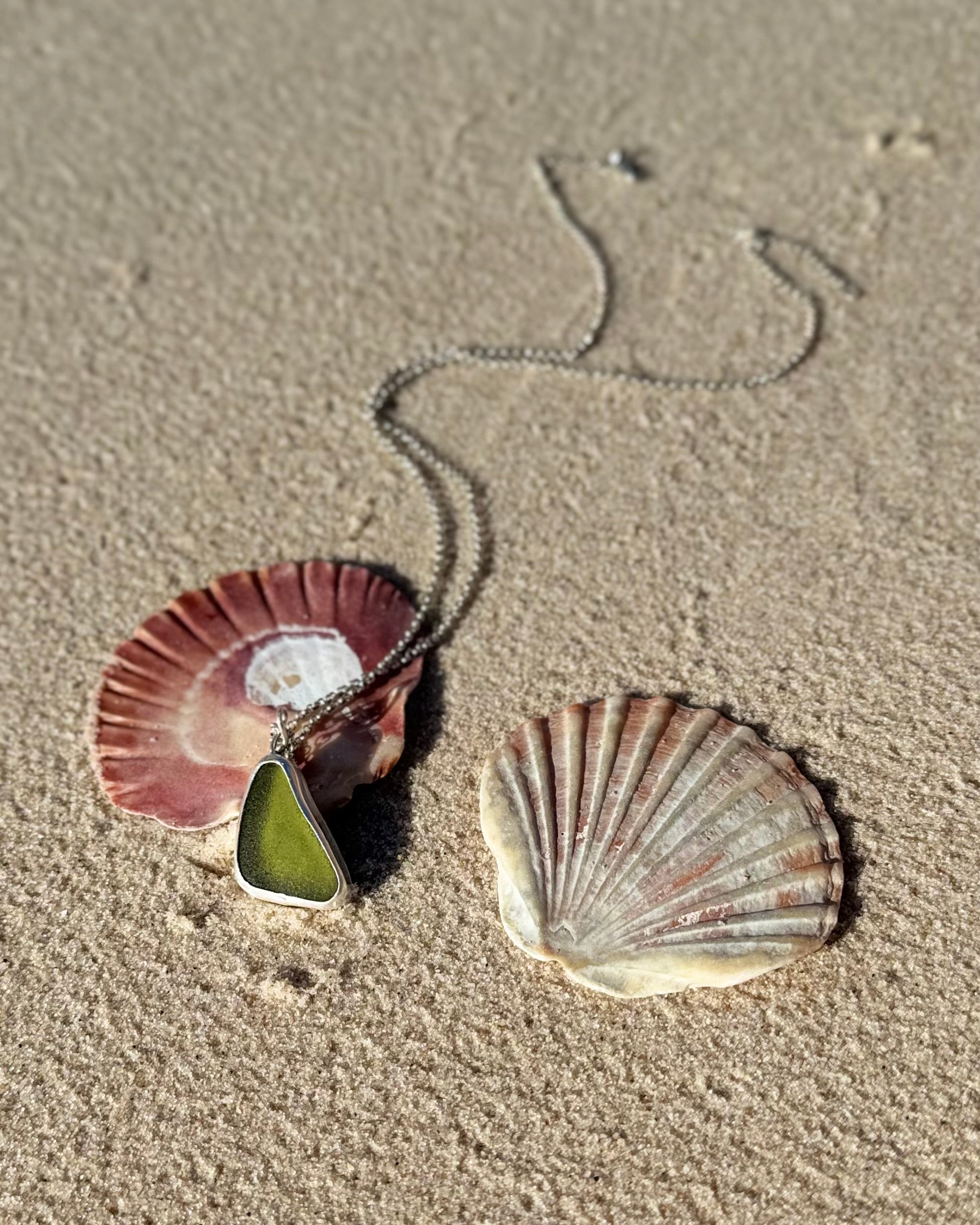 Sea Glass Necklace Treasure