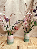 Load image into Gallery viewer, Petite Vase with Spiral Arrangement Holder Flora
