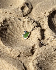 Sea Glass Necklace Elevated