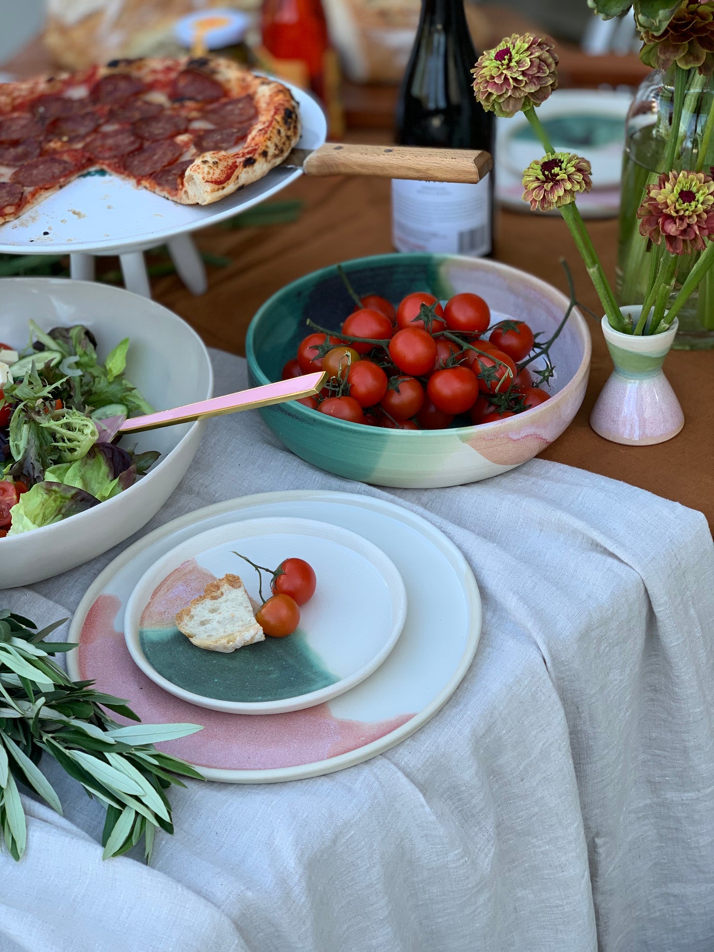 Stacie Salad Bowls (multiple colours)