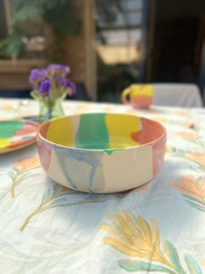 Pastel Plate / Salad Bowl