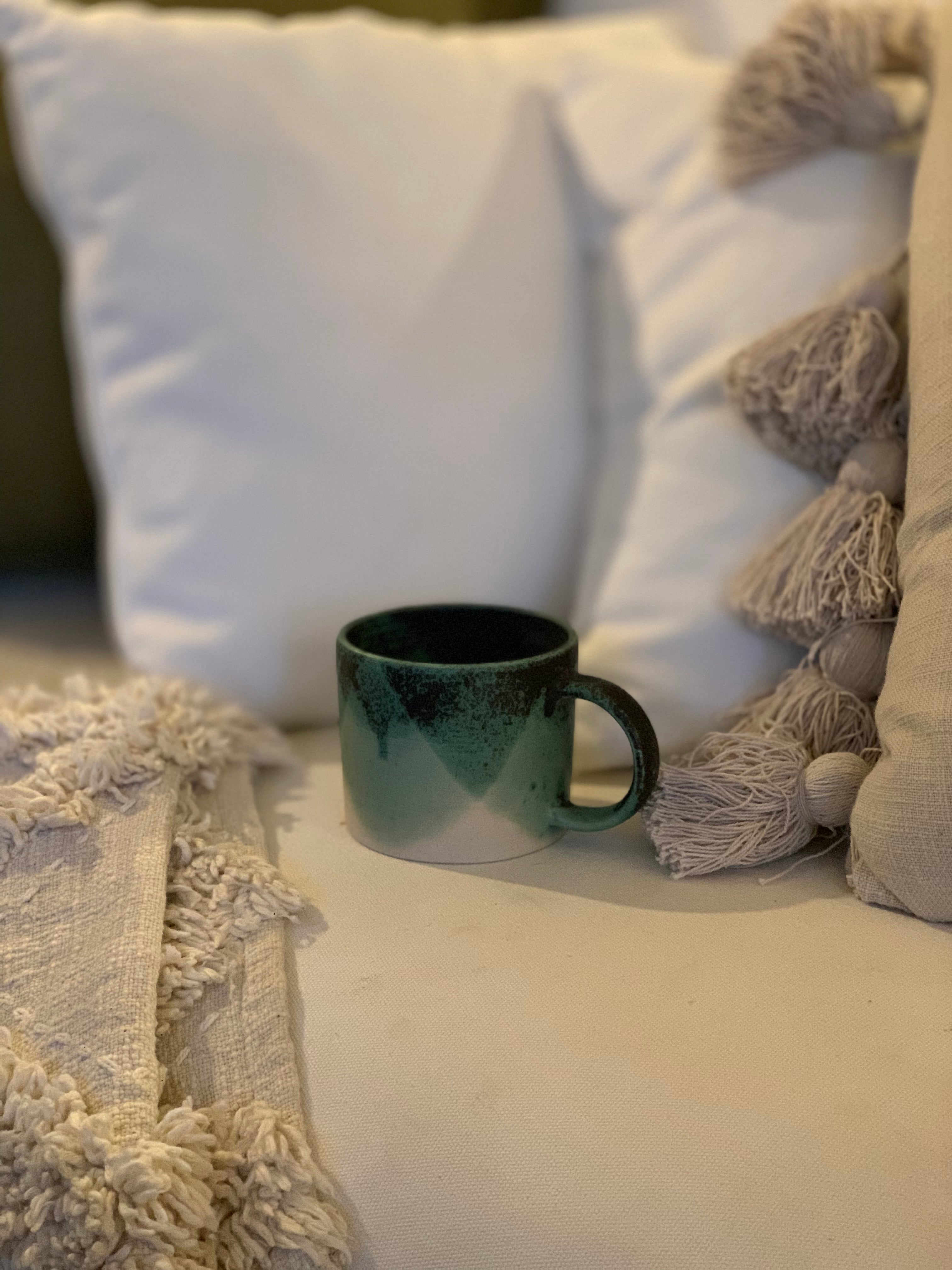 Jo Mug Green Rust