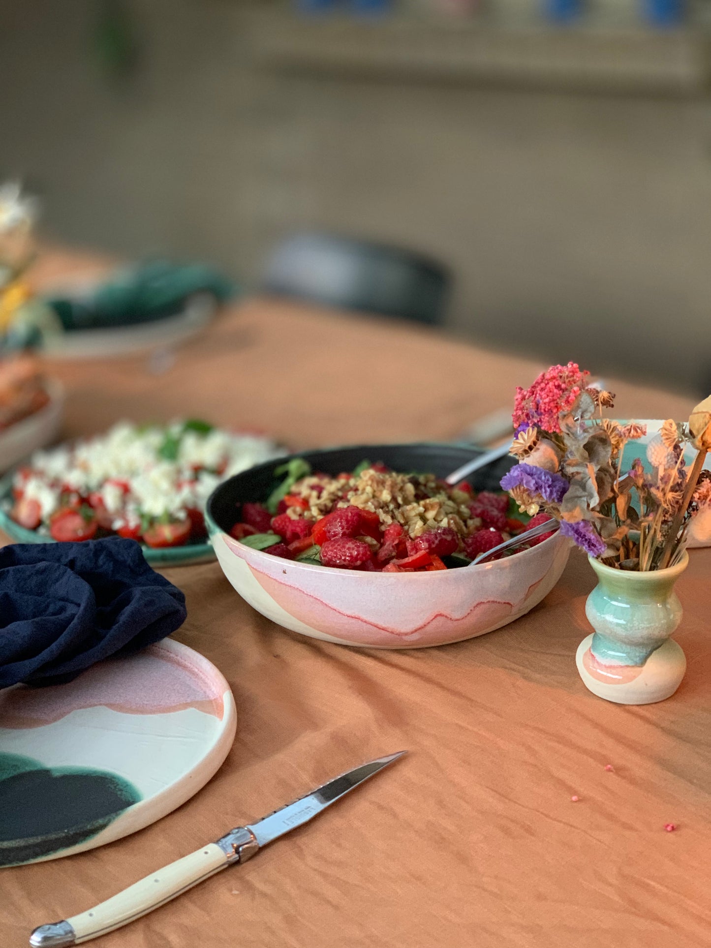 Stacie Salad Bowls (multiple colours)