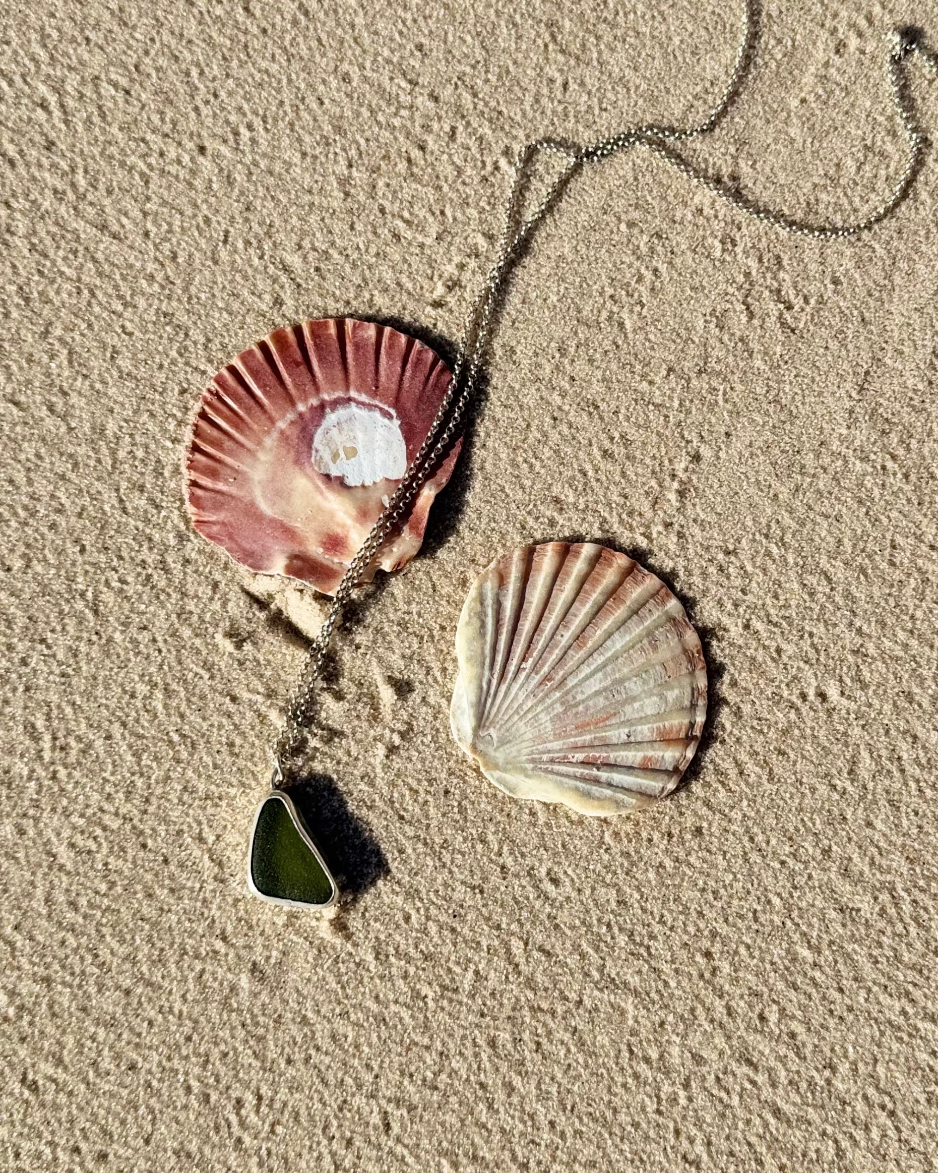Sea Glass Necklace Treasure