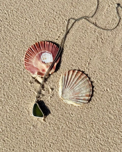 Sea Glass Necklace Treasure