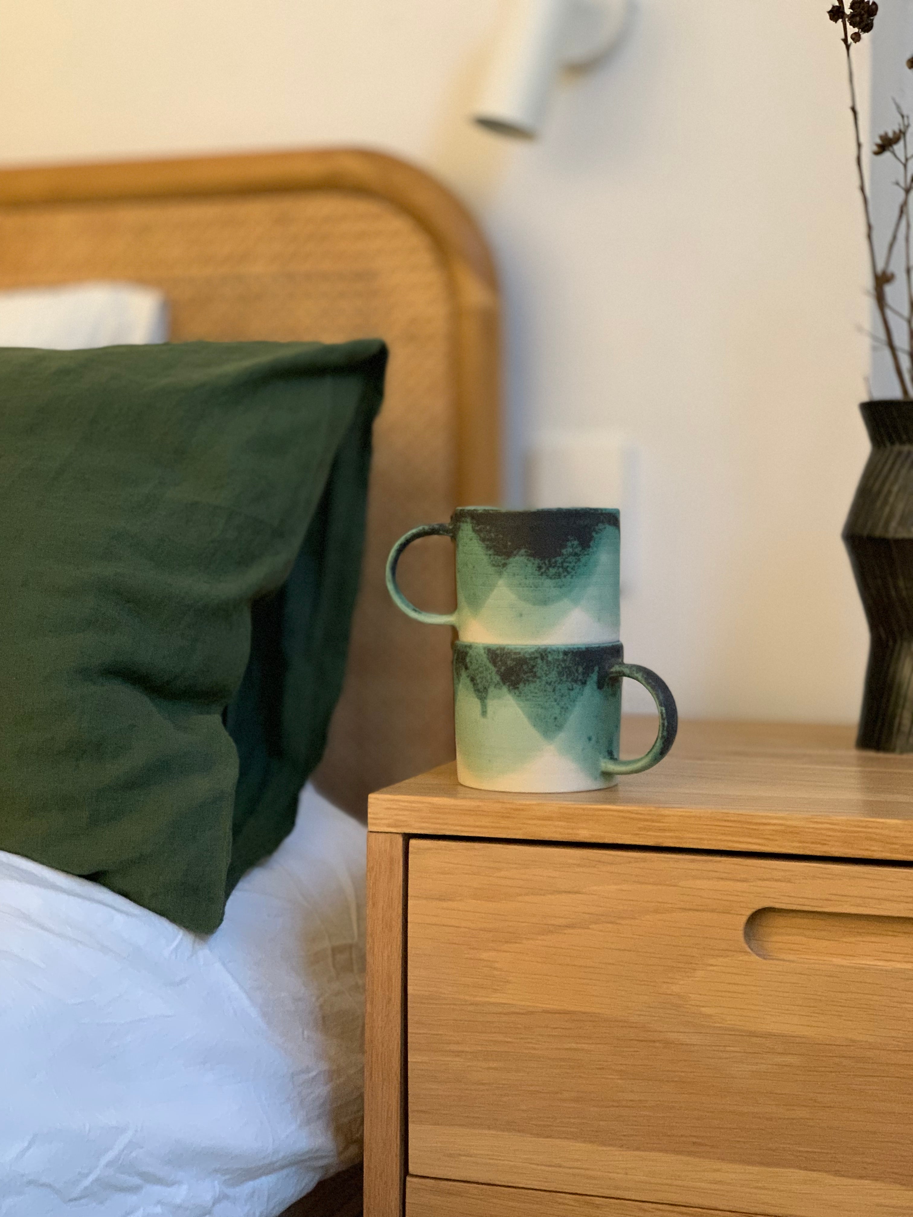Jo Mug Green Rust