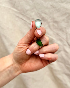 Glass Rock Rings