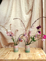 Load image into Gallery viewer, Petite Vase with Spiral Arrangement Holder Flora

