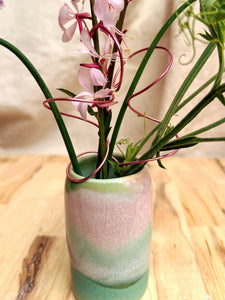 Petite Vase with Spiral Arrangement Holder Flora