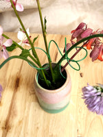 Load image into Gallery viewer, Petite Vase with Spiral Arrangement Holder Flora
