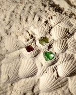 Load image into Gallery viewer, Sea Glass Hoops
