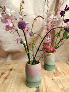 Petite Vase with Spiral Arrangement Holder Flora