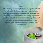 Load image into Gallery viewer, Sea Glass Ring Elevated

