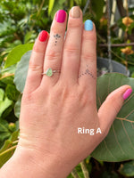 Load image into Gallery viewer, Small Sea Glass Rings
