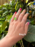 Load image into Gallery viewer, Medium Sea Glass Rings
