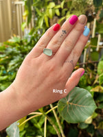 Load image into Gallery viewer, Medium Sea Glass Rings
