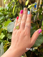 Load image into Gallery viewer, Large Sea Glass Rings
