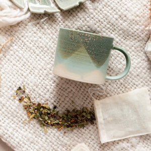 Jo Mug Green Rust